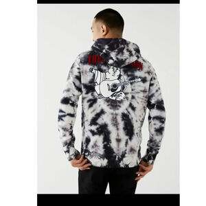 True Religion Men's Tie Dye Pullover Hoodie
